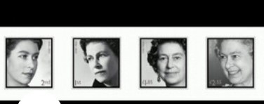 Четири нови марки в памет на покойния монарх кралица Елизабет